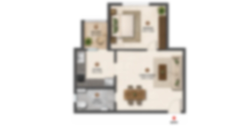 Hiranandani NewLaunch 2 BHK Floor Plans